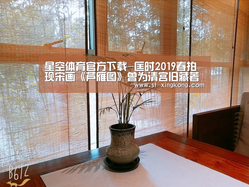 星空体育官方下载-匡时2019春拍现宋画《芦雁图》曾为清宫旧藏著录《石渠宝笈》(图2) 星空体育官方下载
